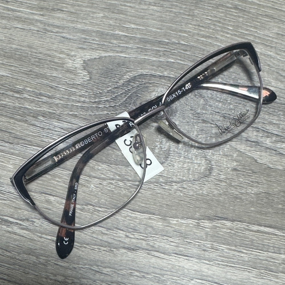Roberto Steffano Eyeglasses RS 163 COL 41 56-15-140 Tortoise Brown Made in Italy